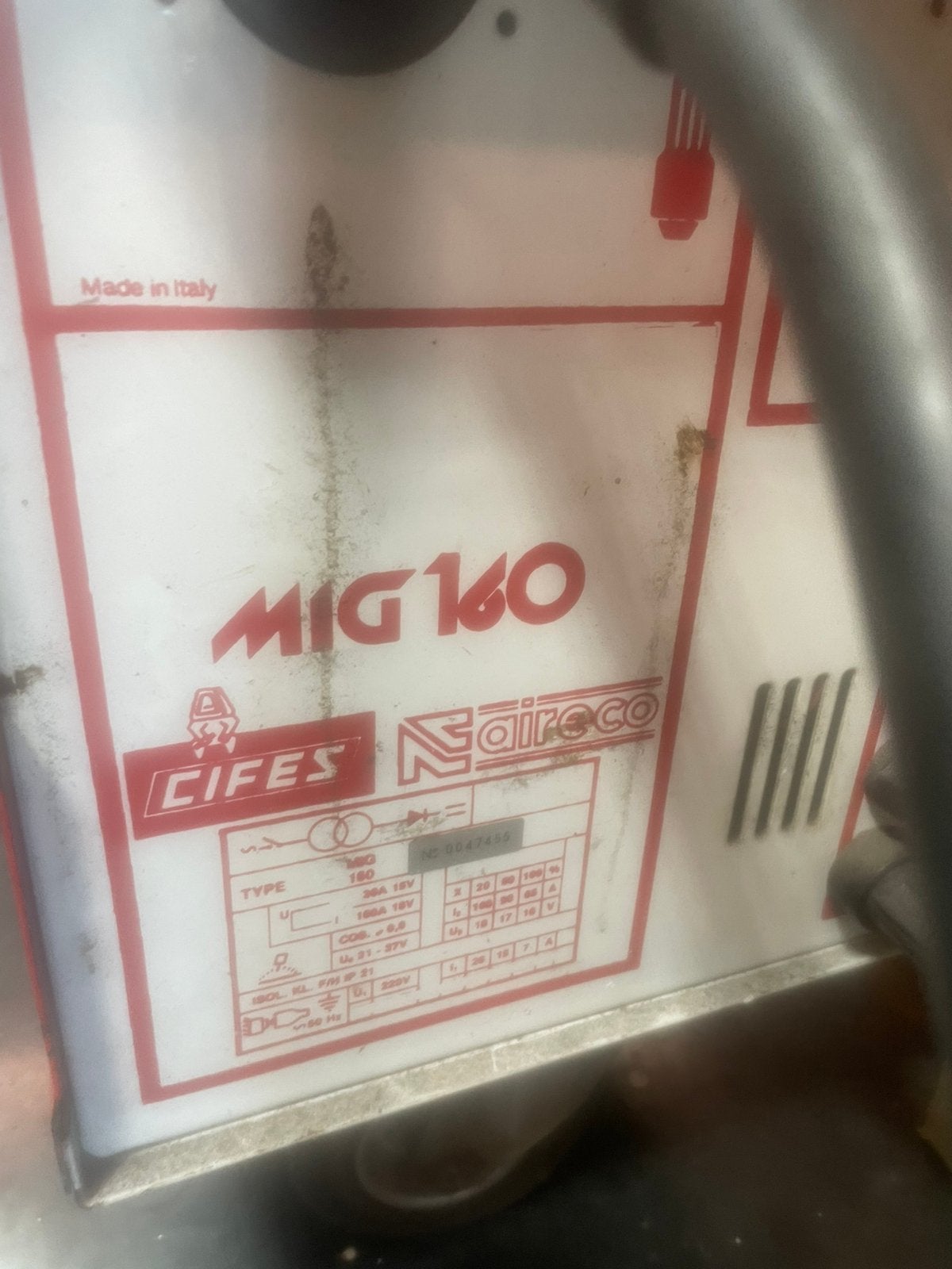 Cifes mig 160 las apparaat  defect, Doe-het-zelf en Verbouw, Ophalen, Gebruikt
