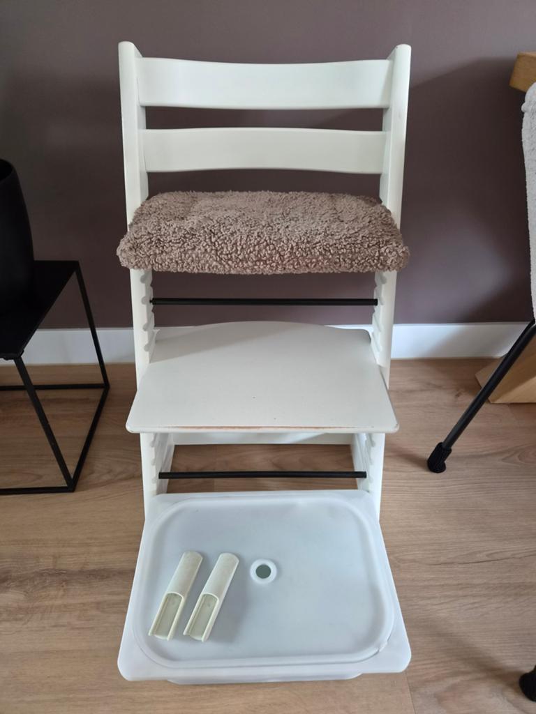 Stokke TrippTrapp wit, Ophalen, Gebruikt, Meegroeistoel