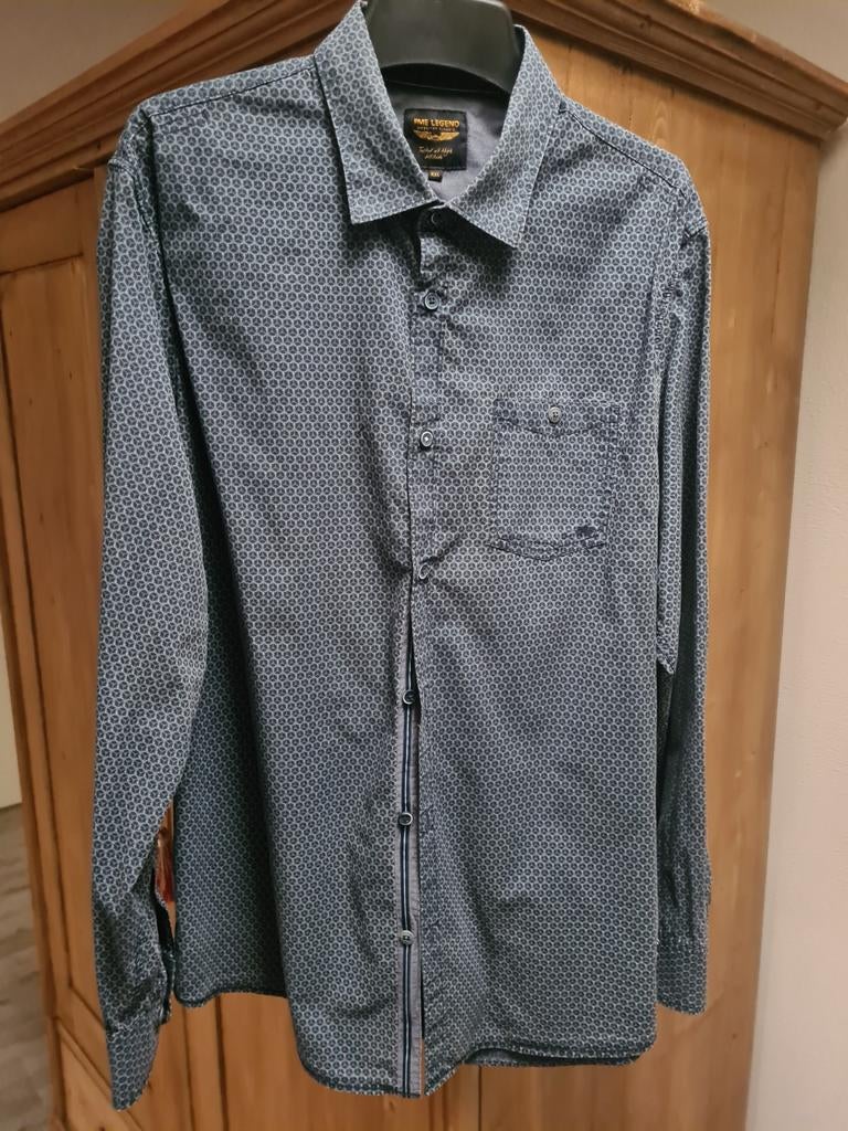 ZGAN!! - PME Legend - Overhemd, Maat XXL., Kleding | Heren, Blauw, Ophalen of Verzenden, Zo goed als nieuw, Overige halswijdtes
