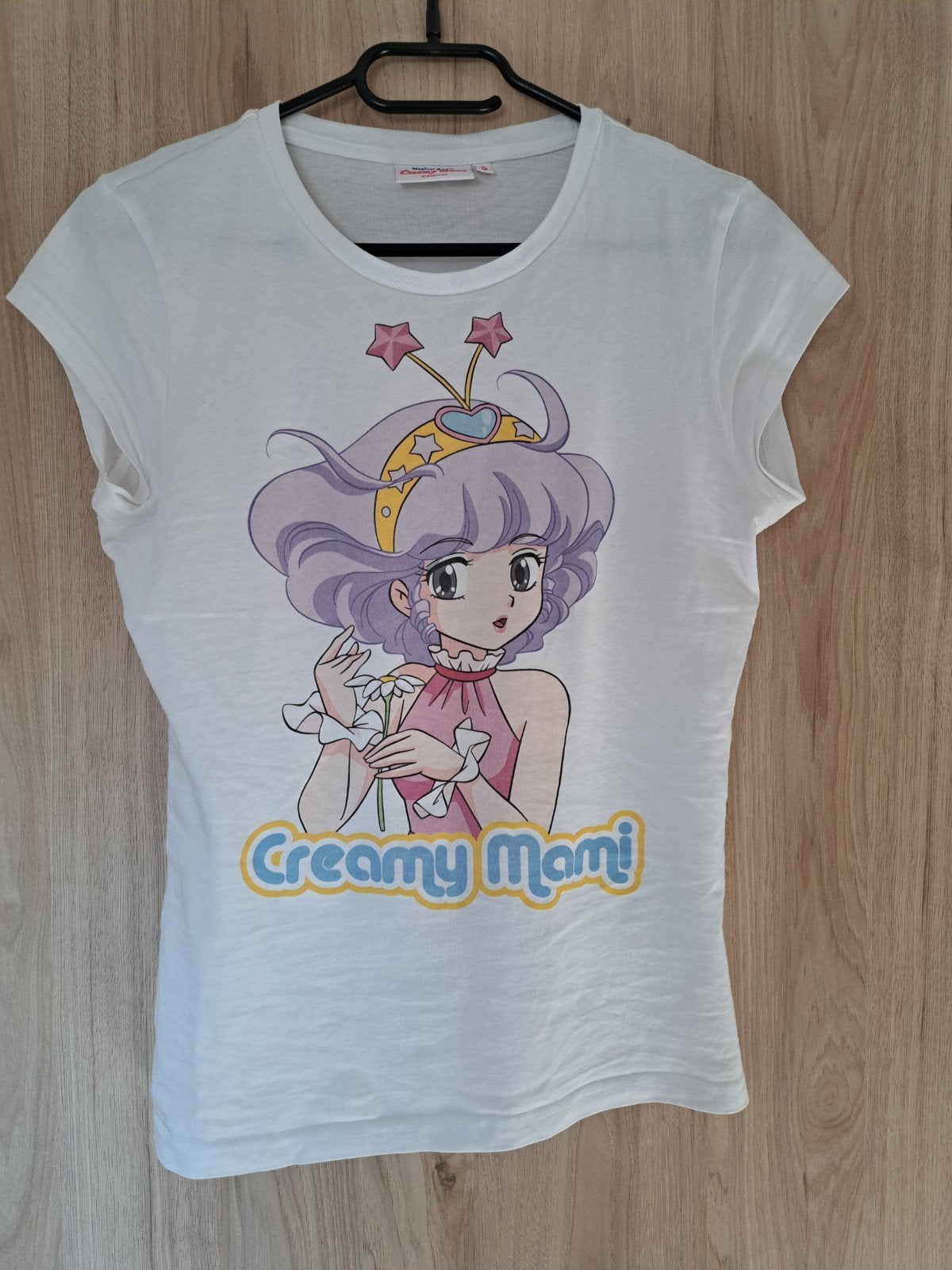 Unieke Creamy Mami T-shirt - Magical Angel Pierrot - Maat, Wit, Creamy Mami, Ophalen of Verzenden, Zo goed als nieuw