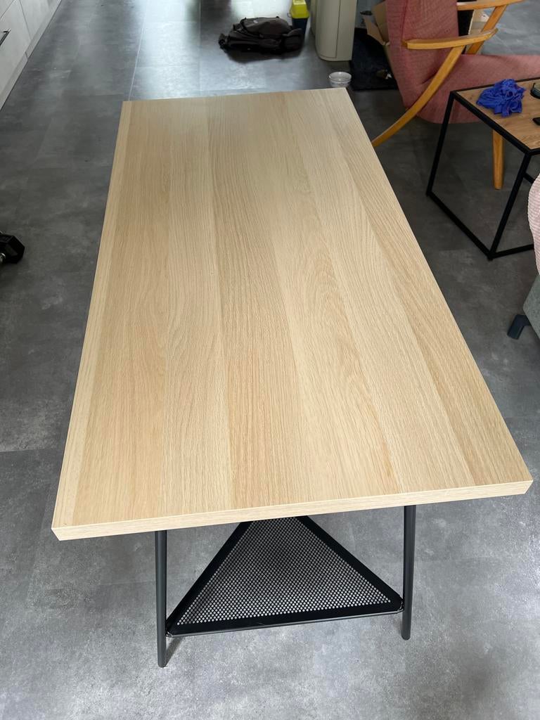 IKEA Lagkapten bureau 120x60 met verstelbare poten, Ophalen, Gebruikt, 100 tot 150 cm, 50 tot 100 cm