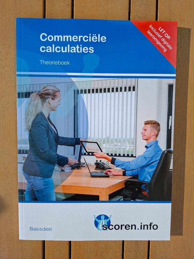 Commerciële calculaties (Theorieboek + Werkboek), Boom, Ophalen of Verzenden, Zo goed als nieuw, MBO