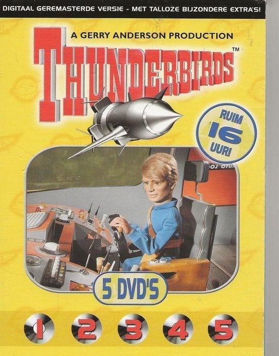 Thunderbirds 5 dvd box, Ophalen of Verzenden, Zo goed als nieuw, Actie en Avontuur, Boxset
