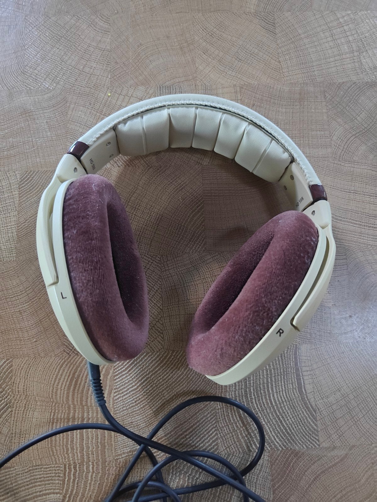 Sennheiser HD 598 Over-ear Koptelefoon - Beige/Bruin, Gebruikt, Sennheiser, Over-ear, Ophalen