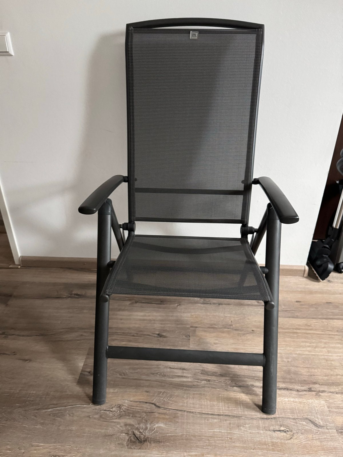 4* Tuinstoel - PR&Design - Verstelbaar en Inklapbaar, Tuin en Terras, Ophalen, Zo goed als nieuw, Metaal, Inklapbaar