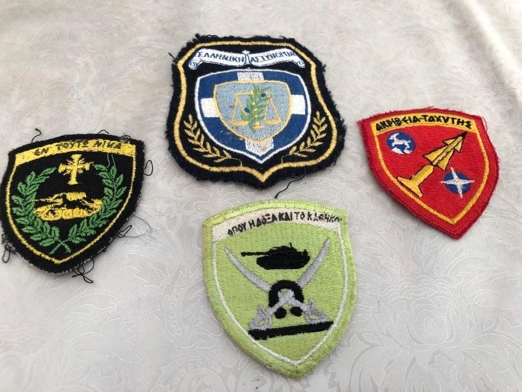 Emblemen, badges uniform Griekse Leger, Ophalen of Verzenden, Landmacht, Overige gebieden, Embleem of Badge
