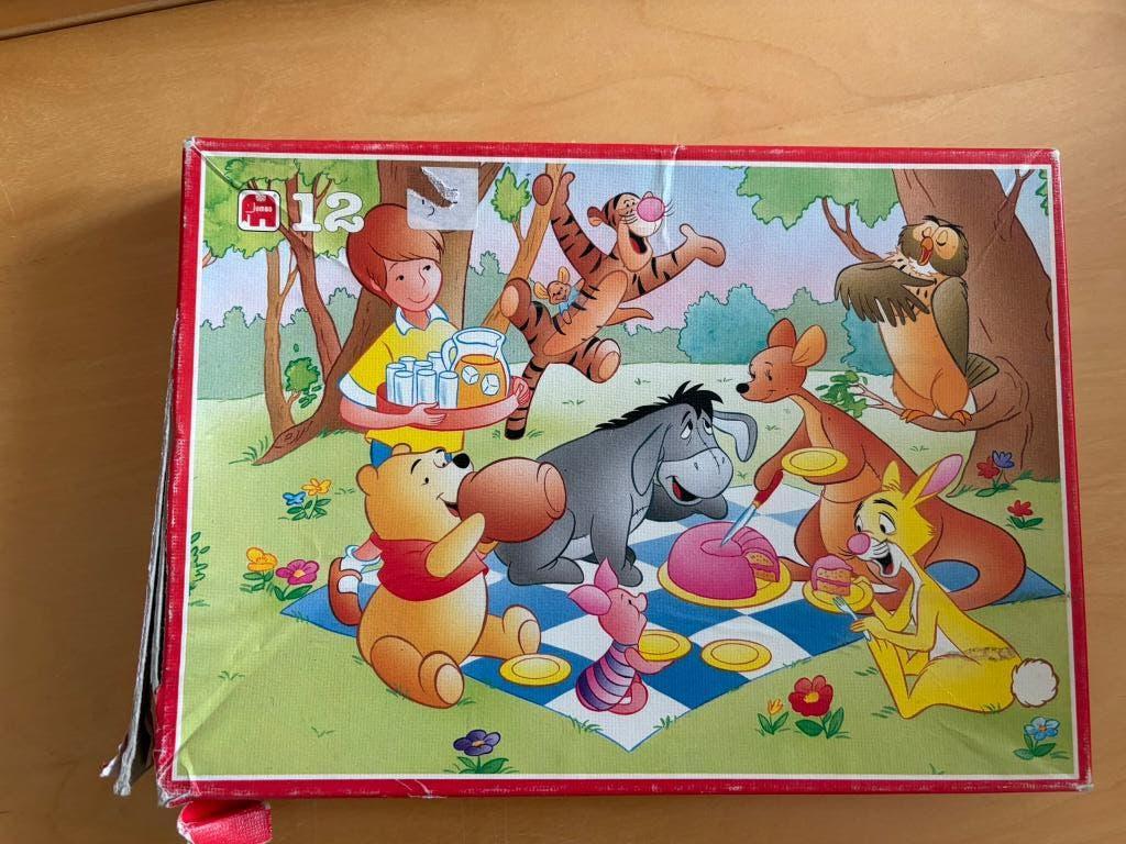 Puzzel winnie the pooh, Ophalen of Verzenden, 10 tot 50 stukjes, Gebruikt, 6 maanden tot 2 jaar