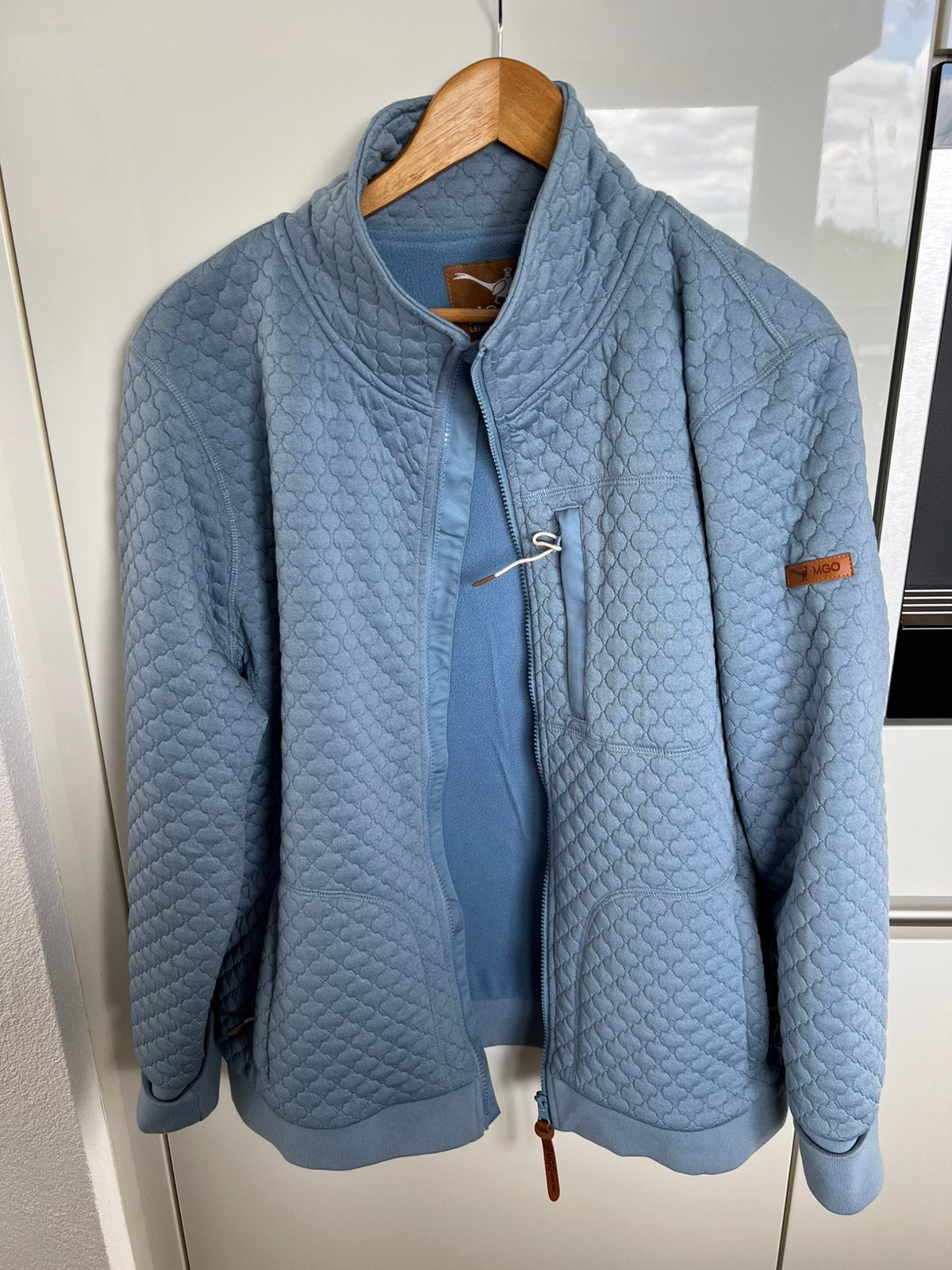 Blauw jasje/vest MGO Leasure Wear maat XXL., Kleding | Dames, Ophalen of Verzenden, Blauw