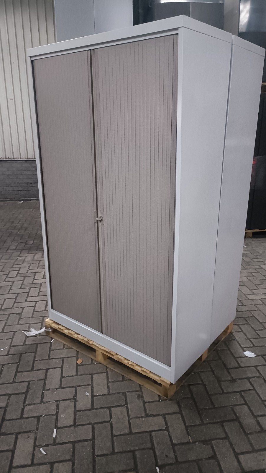 Metalen roldeurkasten, Garage kasten, Gebruikt, 100 tot 150 cm, R, Ophalen of Verzenden