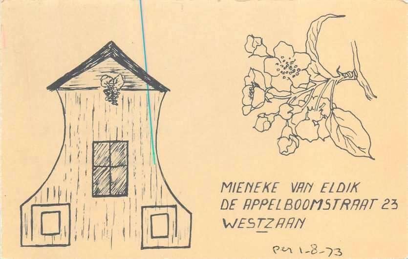 377-578-001 Westzaan, Verzenden, Voor 1920, Noord-Holland