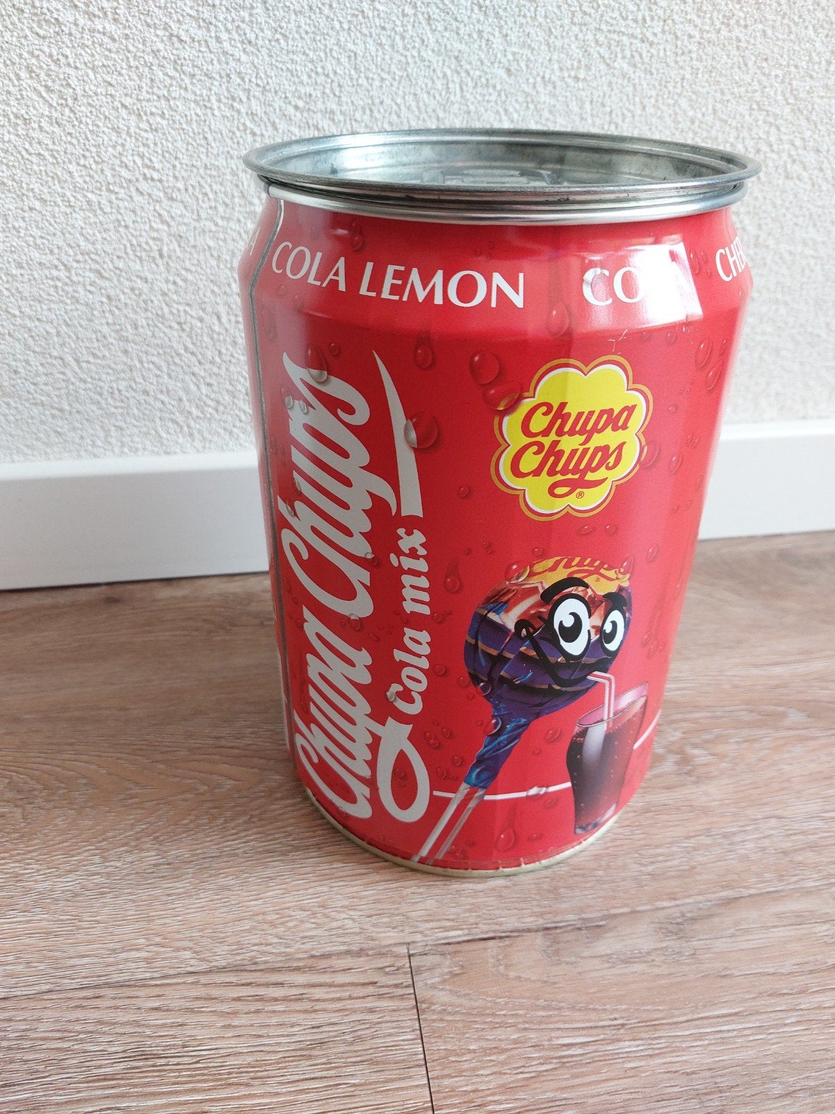 Groot Chupa Chups Cola Mix blik, Verzamelen, Blikken, Zo goed als nieuw, Overige, Ophalen of Verzenden