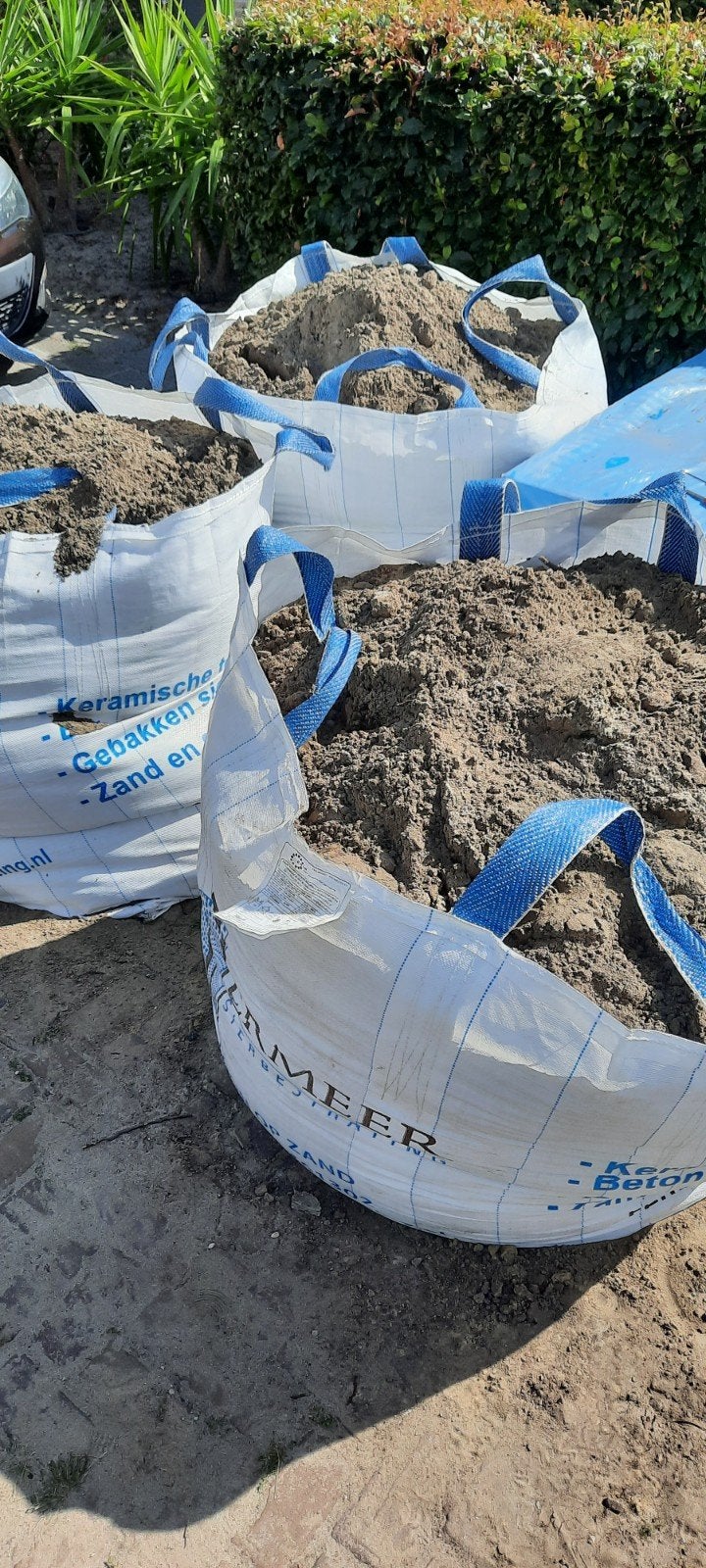 Zwart zand, Ophalen, Overige typen