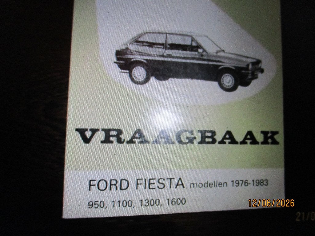 VRAAGBAAK FORD FIESTA 1976-1983, Ophalen of Verzenden
