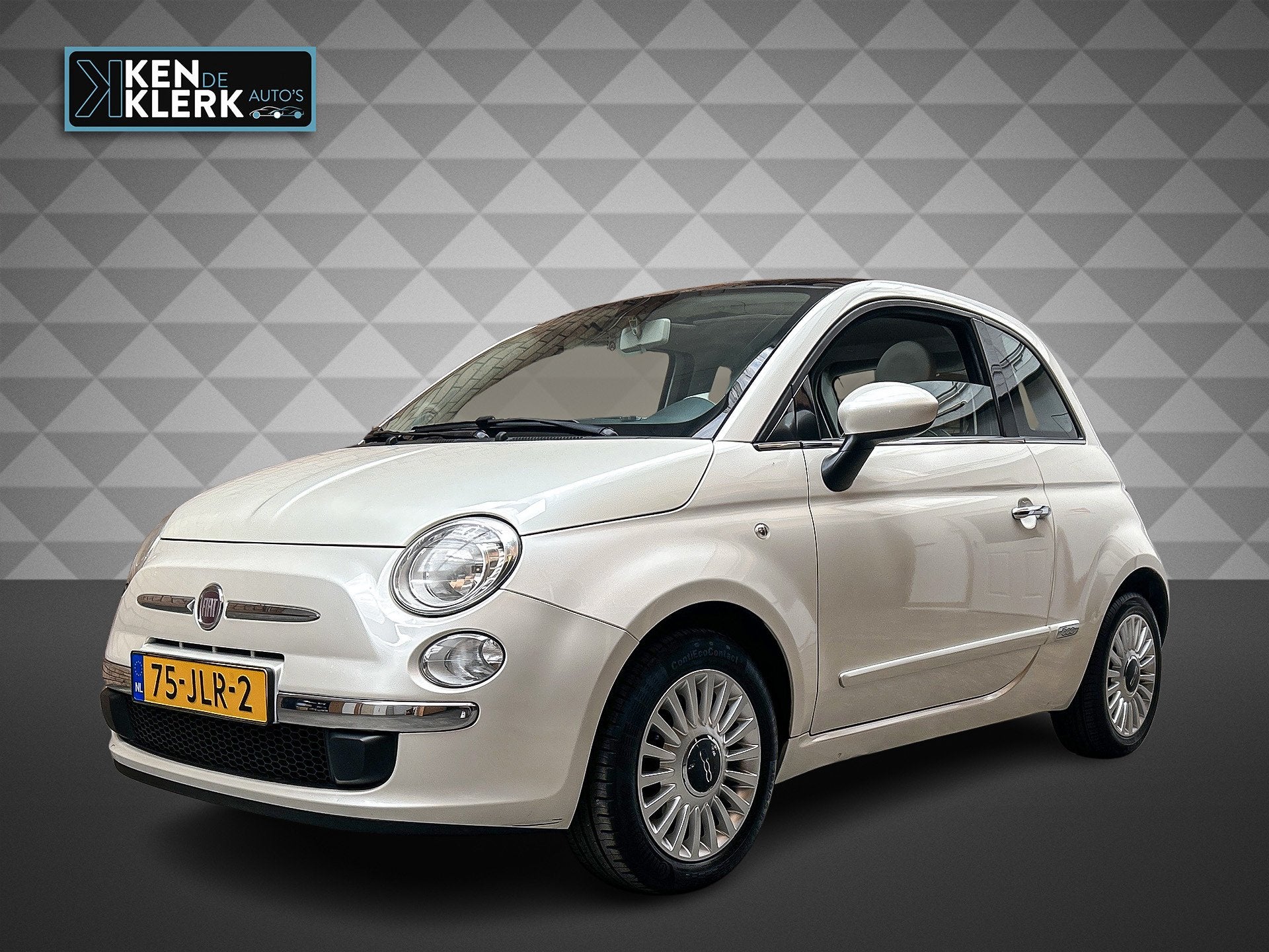 Fiat 500 1.2 Lounge |Automaat |Panorama|Carplay-Navi|Nap!, Auto's, Fiat, Euro 5, Gebruikt, 1242 cc, Origineel Nederlands