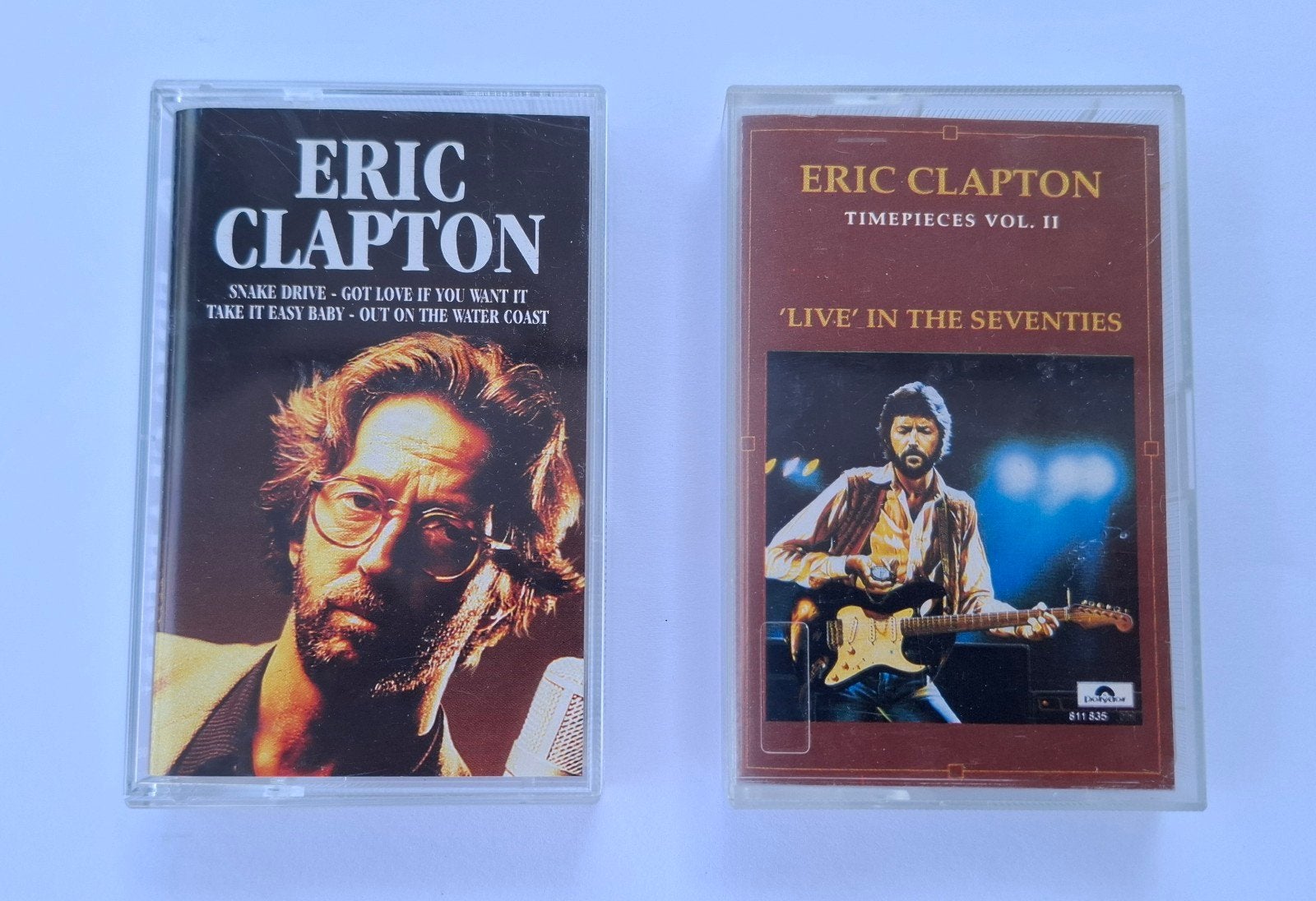 Eric Clapton cassette 2x, Ophalen of Verzenden, Gebruikt, Pop, 1 bandje