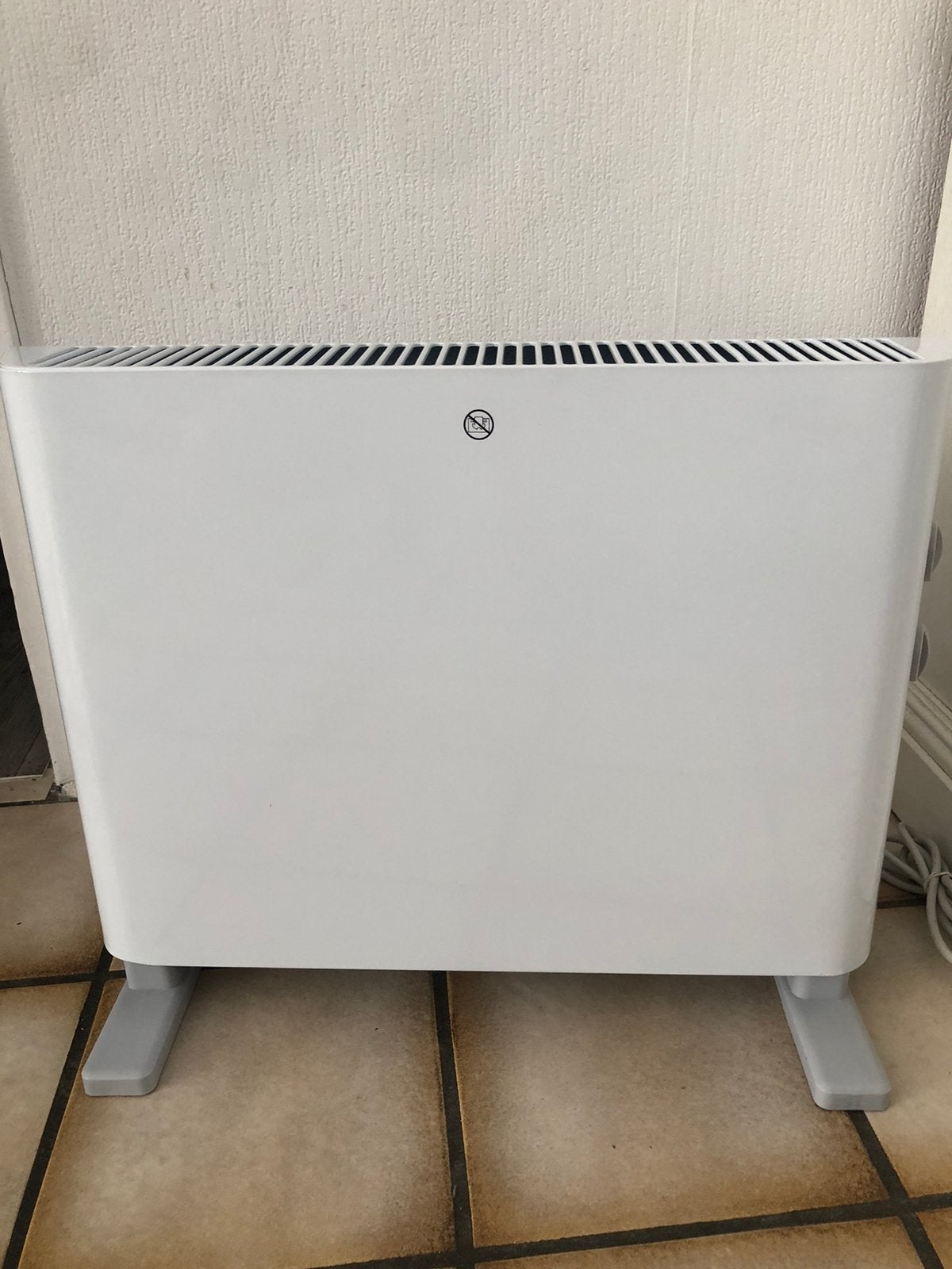Als nieuw elektrische kachel met thermostaat 1800 watt, Doe-het-zelf en Verbouw, Verwarming en Radiatoren, Ophalen, 30 tot 80 cm