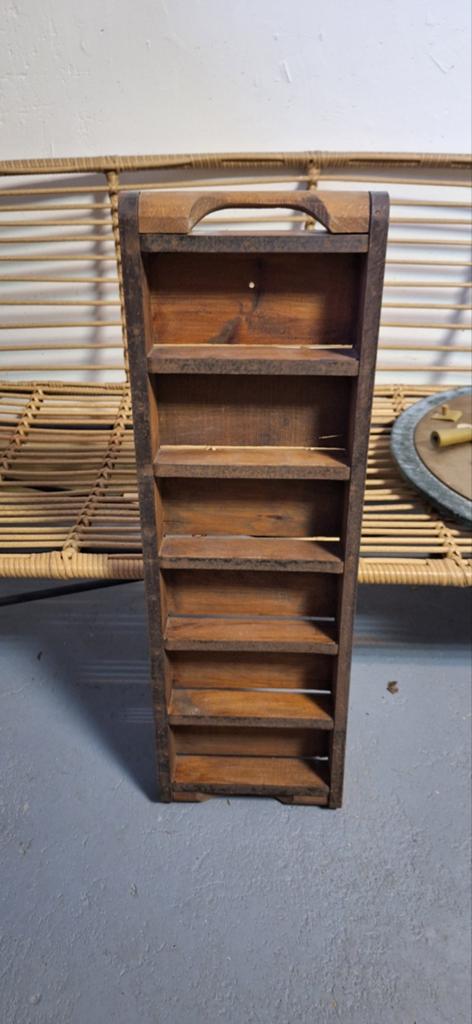 Antieke Steenmal - Decoratieve Houten Bak, Ophalen of Verzenden