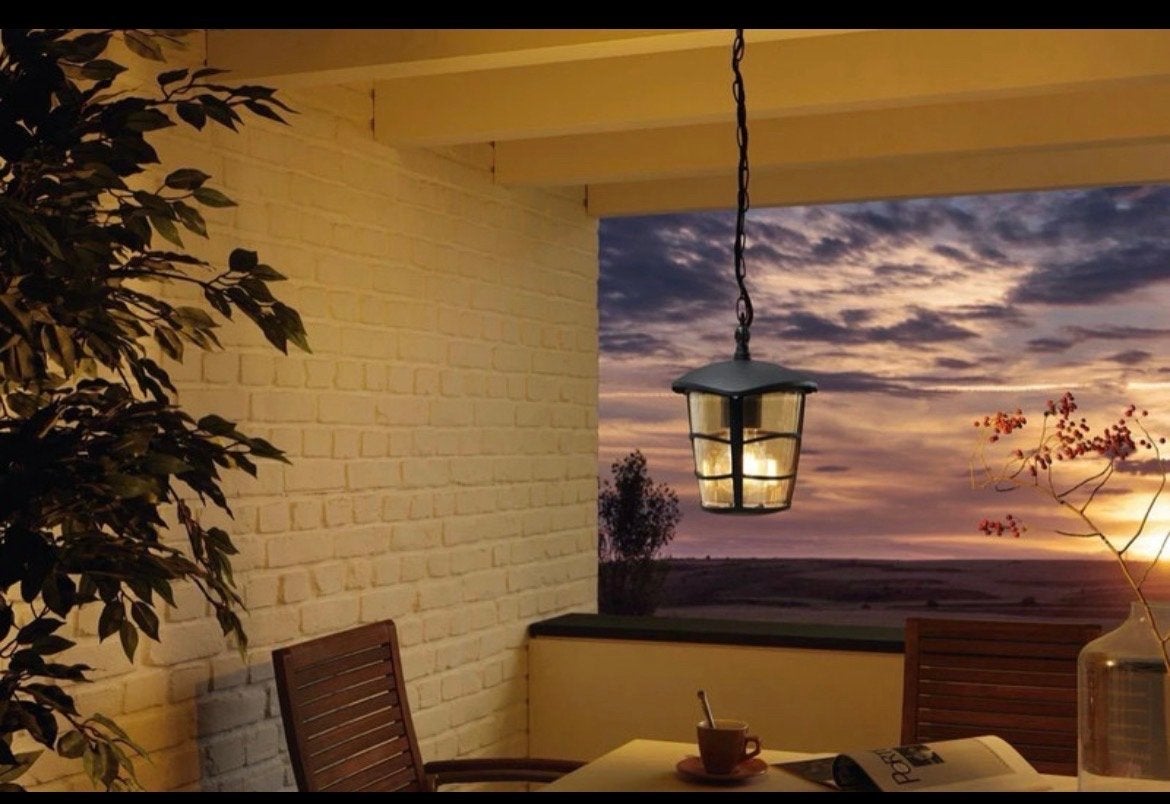 Buitenhanglamp - Zwart, Modern, Waterbestendig, Metaal, Overige merken, Waterbestendig, Zwart