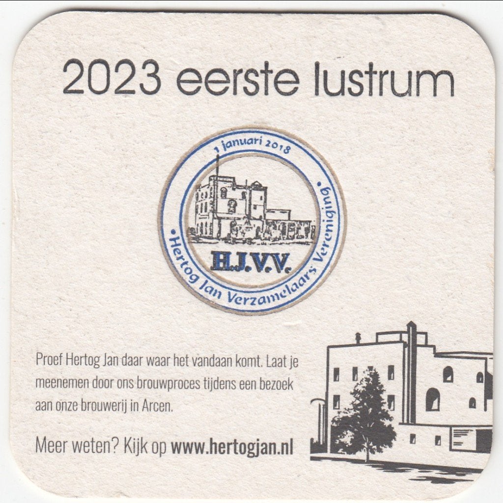 1 HERTOG JAN BIERVILTJE, Ophalen of Verzenden, Gebruikt, Viltje(s), Hertog Jan