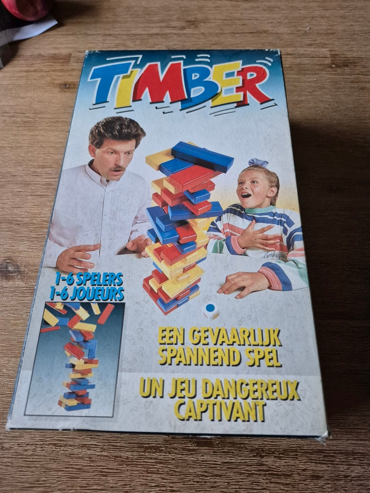 Timber kleurrijke voorlopen van jenga, Ophalen of Verzenden, Zo goed als nieuw
