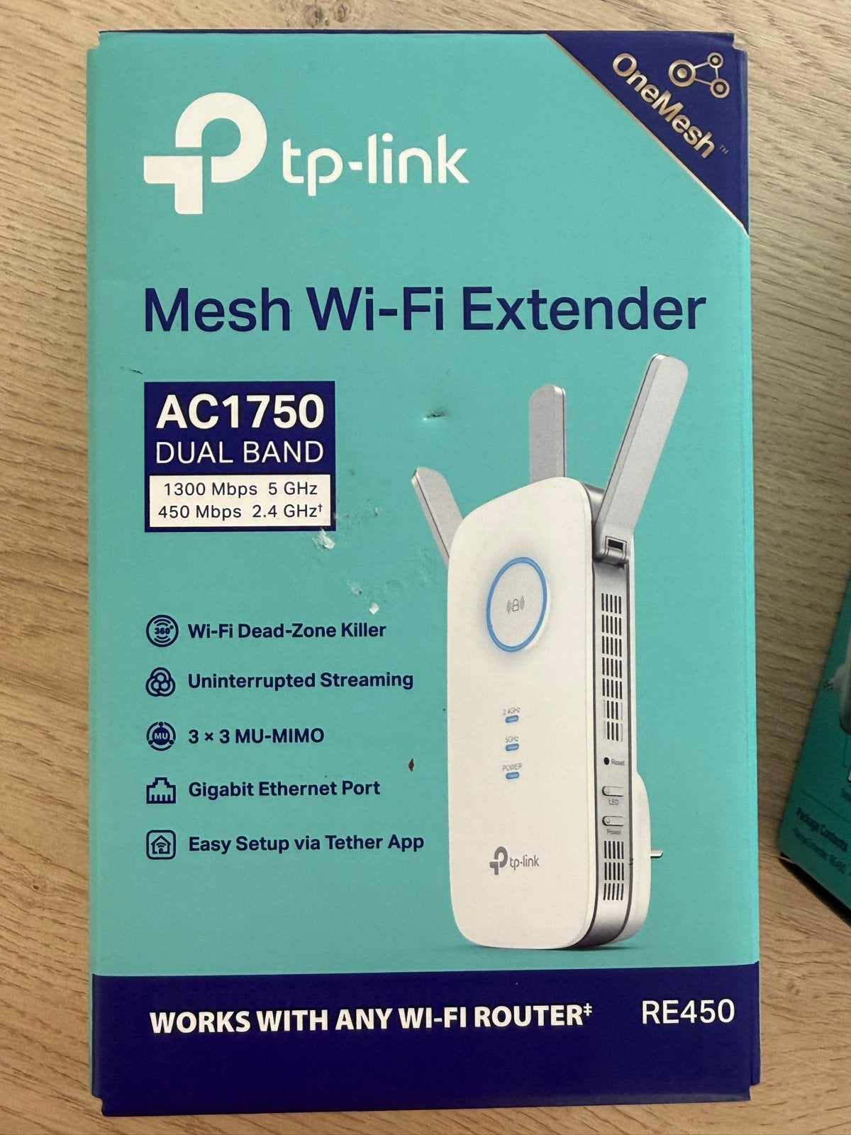 TP-Link Mesh Wi-Fi Extender AC1750 RE450 - Nieuw 2 = 40euro, Ophalen, Nieuw