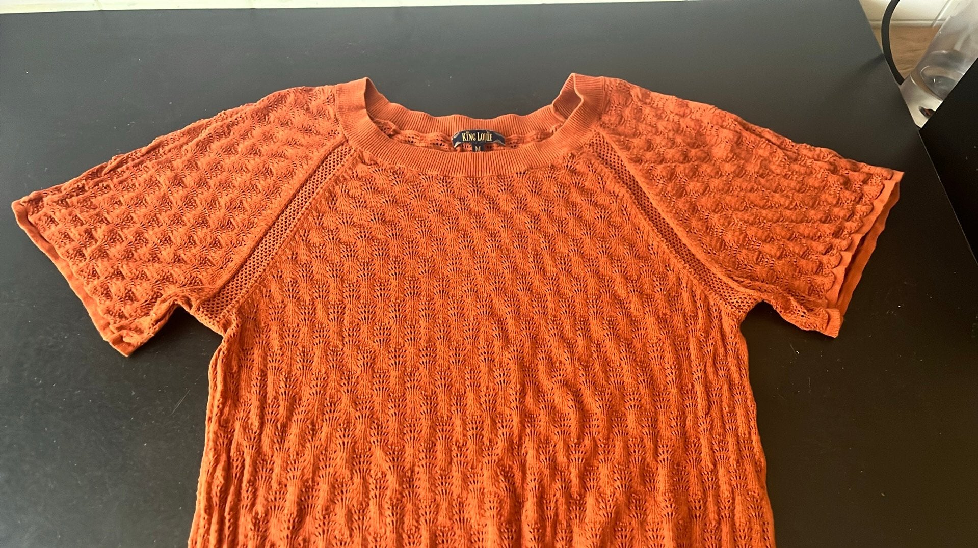 Shirt King Louie M, Kleding | Dames, Ophalen of Verzenden, Zo goed als nieuw, Korte mouw