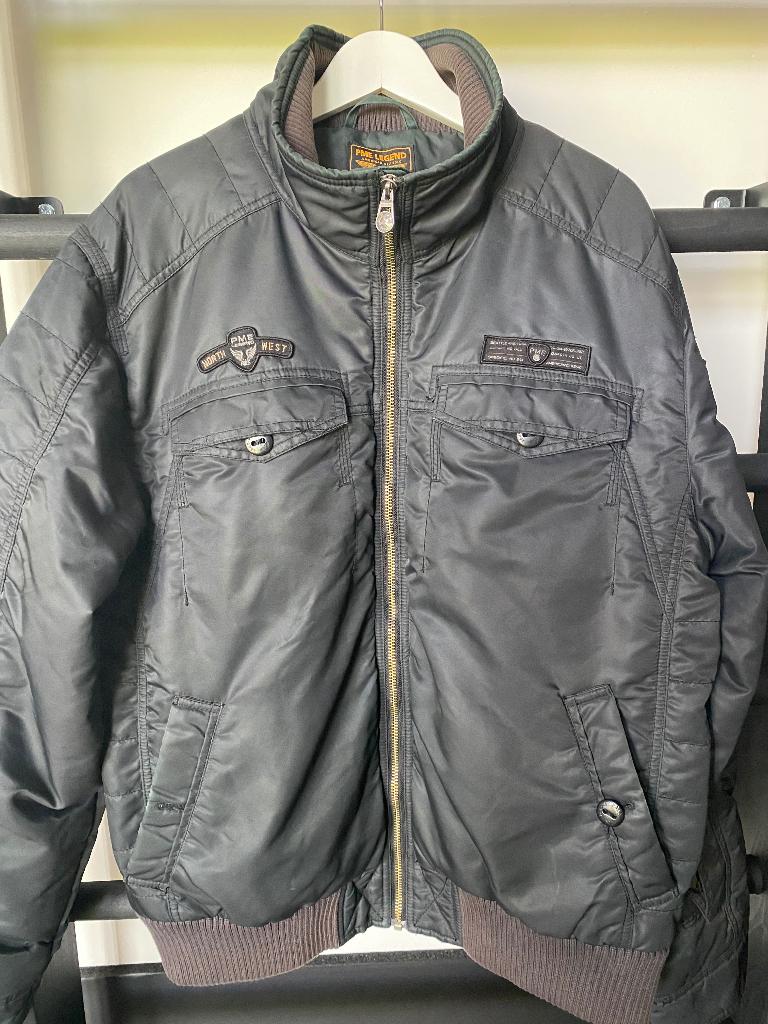 Bomberjack PME Legend XXL, Kleding | Heren, Jassen | Winter, Blauw, Overige maten, Ophalen of Verzenden, Zo goed als nieuw