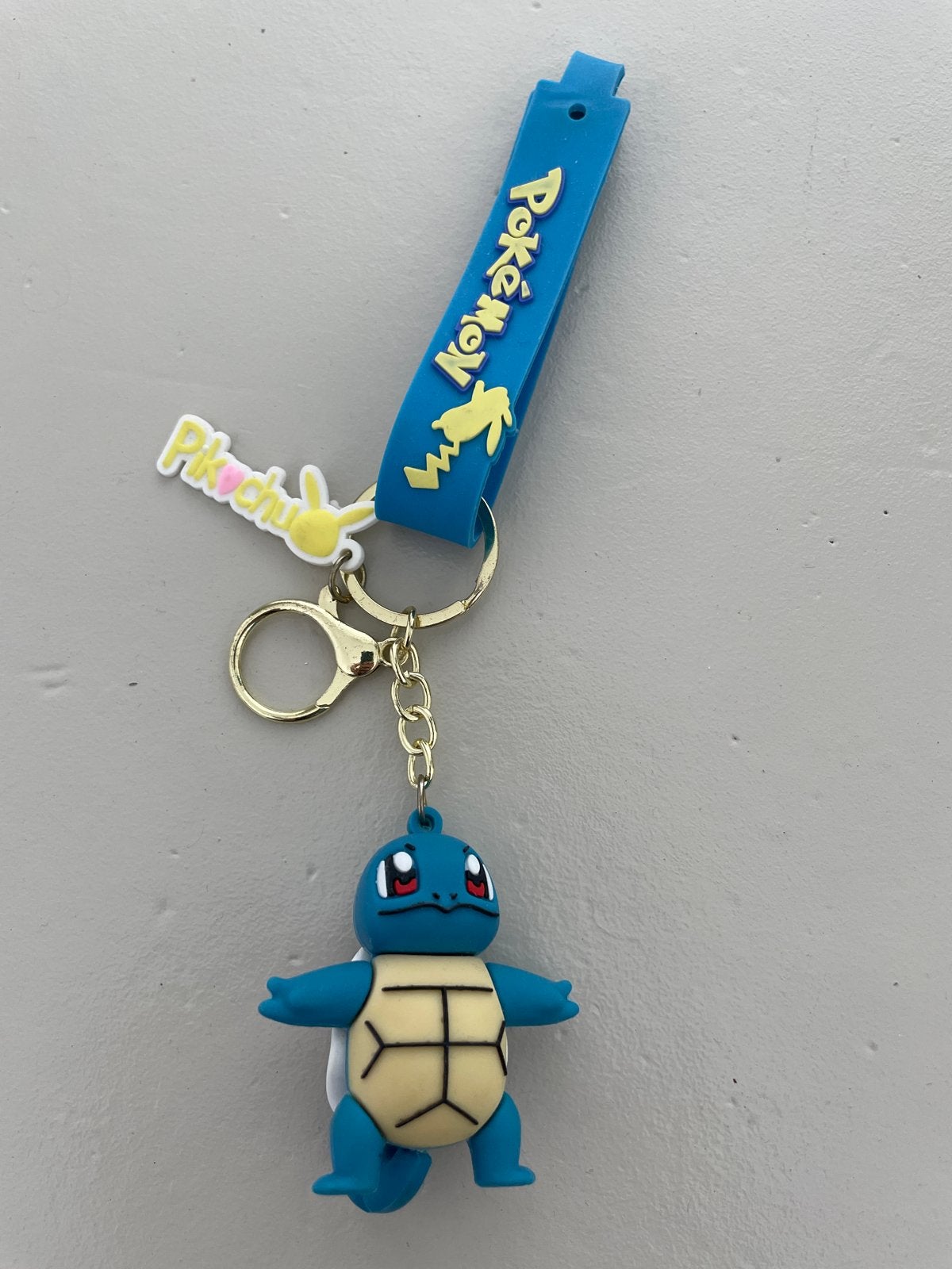 Pokémon Squirtle Sleutelhanger - Pikachu & Pokémon logo, Ophalen, Nieuw, Knuffel of Figuurtje