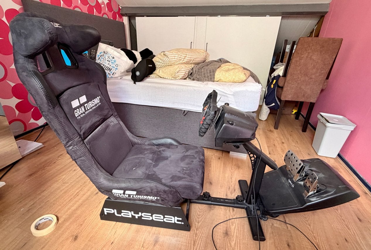 Logitech G29 racestuur met Playseat Gran Turismo, Ophalen, Gebruikt