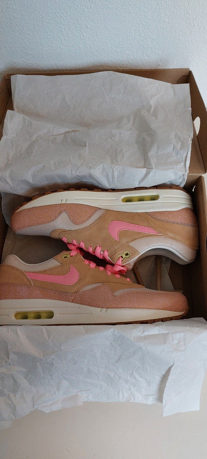 nike air max 1 dusty clay maat 44.5eu, Kleding | Heren, Schoenen, Ophalen, Nieuw, Overige kleuren