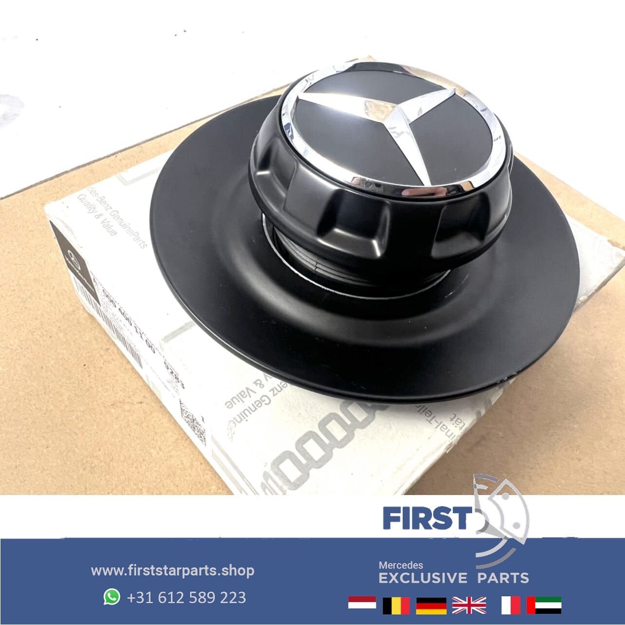 63 AMG NAAFKAP ZWART ORIGINEEL MERCEDES W253 C253 GLC63 GLC6