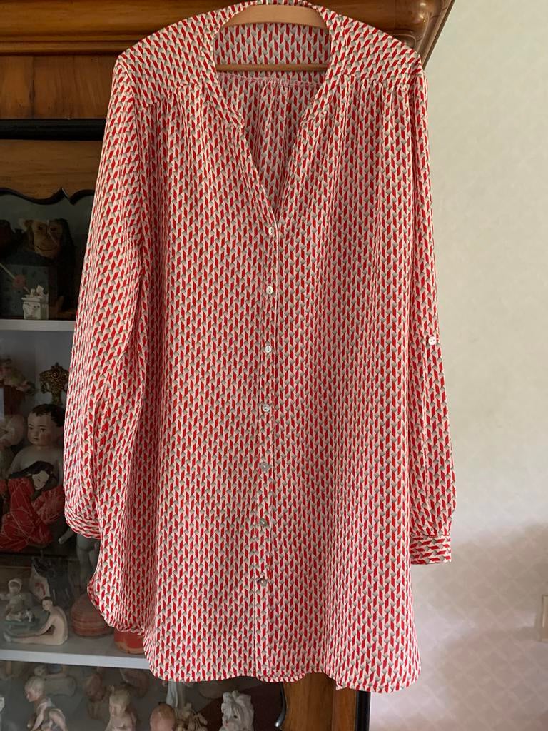 Mooie damesblouse/ tuniek, Kleding | Dames, Ophalen of Verzenden, Zo goed als nieuw, Maat 46/48 (XL) of groter