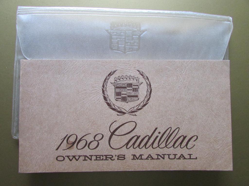 1968 Cadillac owner's manual, Engels, Auto diversen, Handleidingen en Instructieboekjes, Ophalen of Verzenden