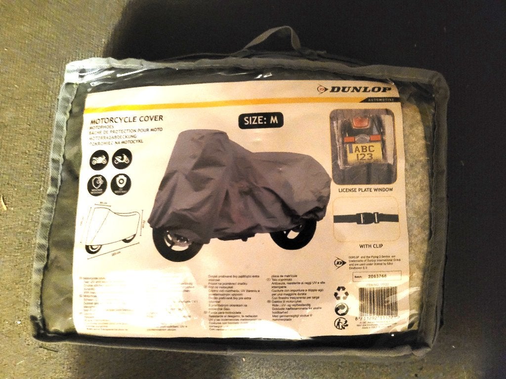 Afdekhoes motor / scooter / fietsen Dunlop – maat M  (NIEUW), Ophalen of Verzenden, Nieuw