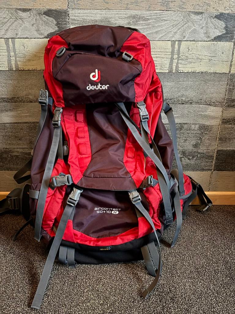 Deuter Backpack  aircontact 50-10, Gebruikt, 25 tot 40 cm, Ophalen of Verzenden, Trekking