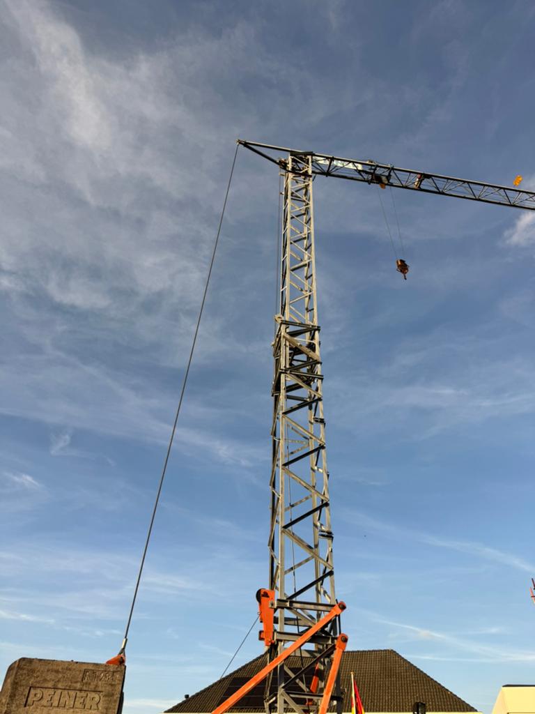 Hijskraan, torenkraan, bouwkraan 18 meter zonder hijsbewijs, Doe-het-zelf en Verbouw, Gereedschap | Overige machines, Ophalen