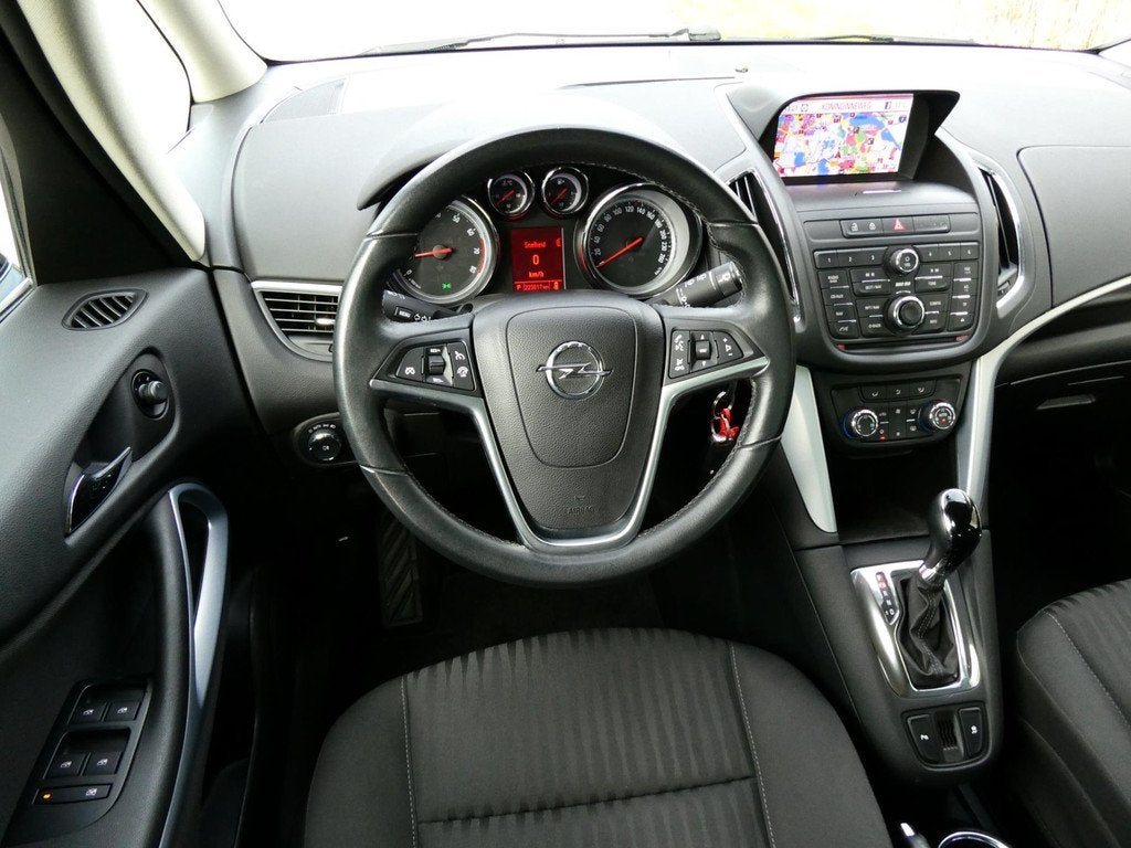 Opel Zafira Tourer 1.4i 140pk Automaat 2e eig. Clima Navi Tr, Auto's, Opel, Euro 5, Stof, 4 cilinders, Bruin