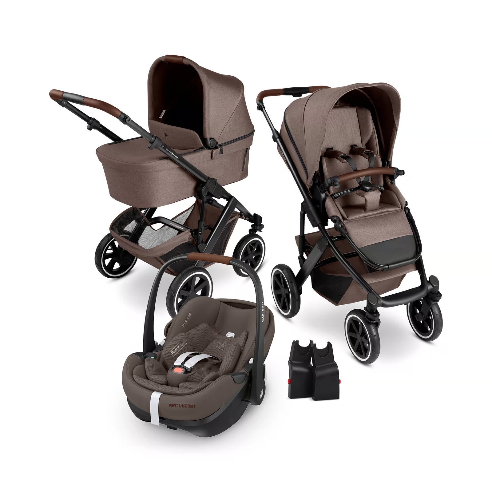 ABC Design 3-in-1 Combiwagen Kinderwagen Stroller Autstoel, Gebruikt, Combiwagen, Met autostoeltje, Ophalen