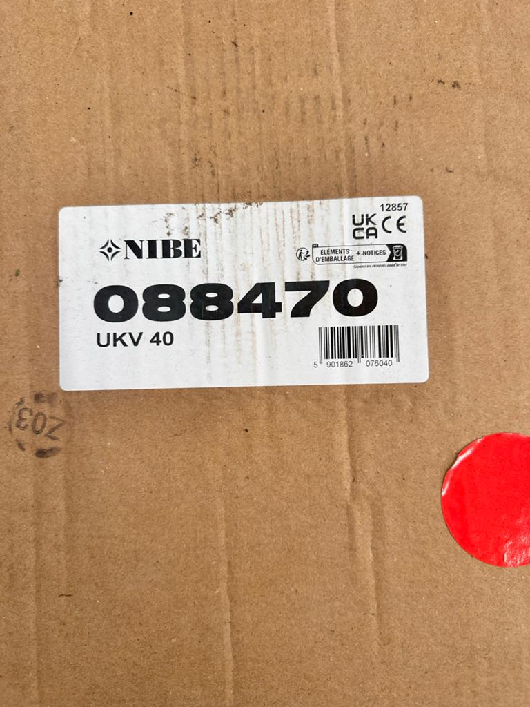 NIBE Buffervat Volumax UKV 40 liter geïsoleerd, Ophalen of Verzenden, Nieuw, Overige typen