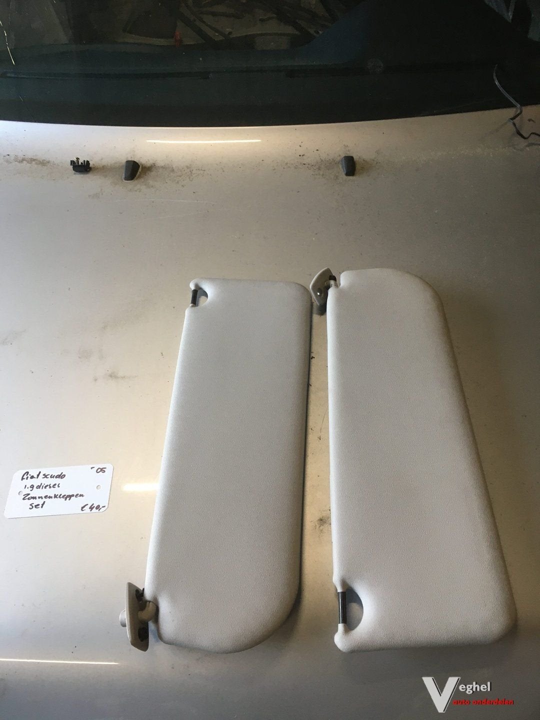 Fiat Scudo 2005 zonnekleppen set, Gebruikt, -, -, Ophalen of Verzenden