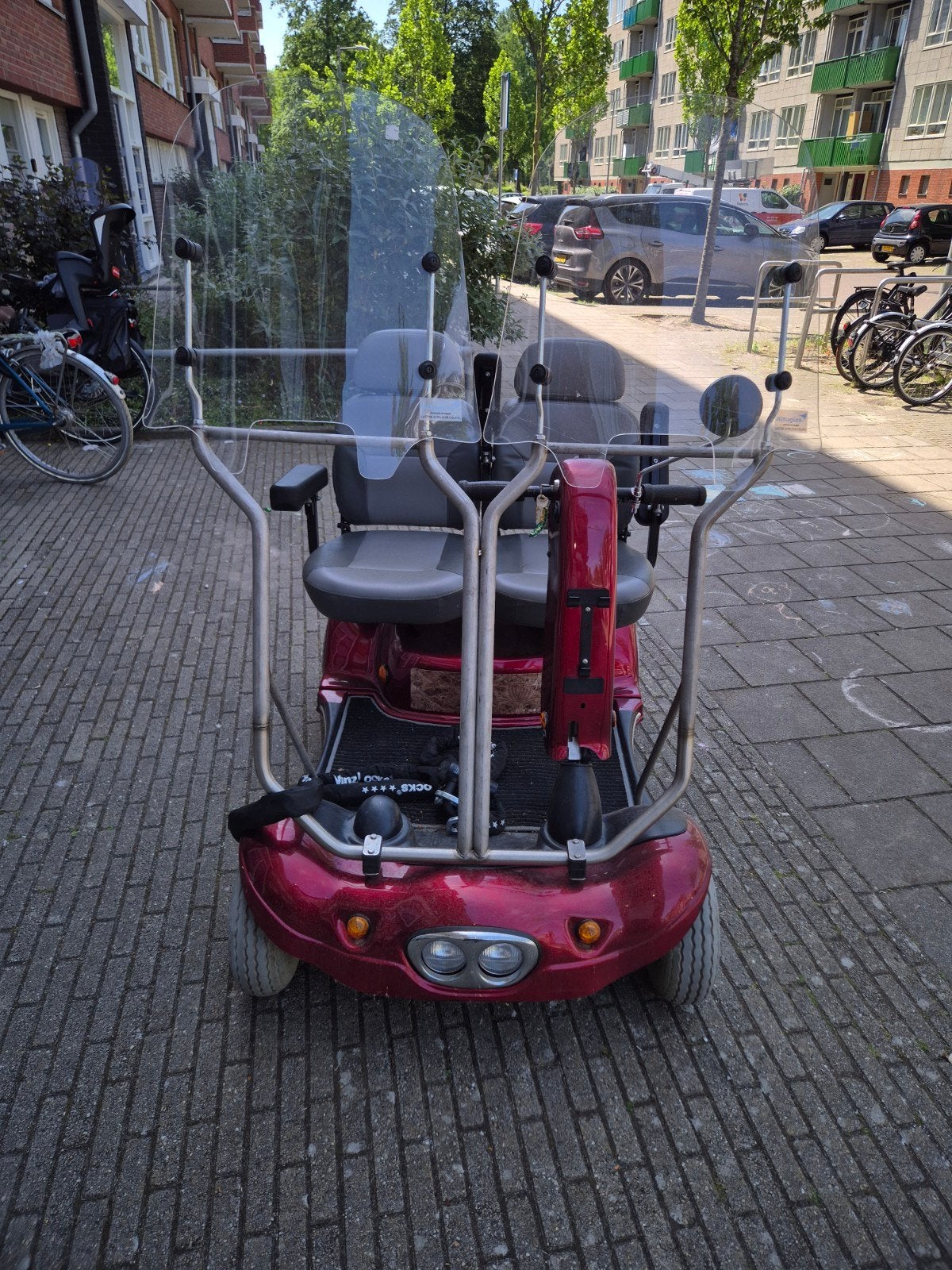 Duo scootmobiel, Ophalen, Elektrische rolstoel