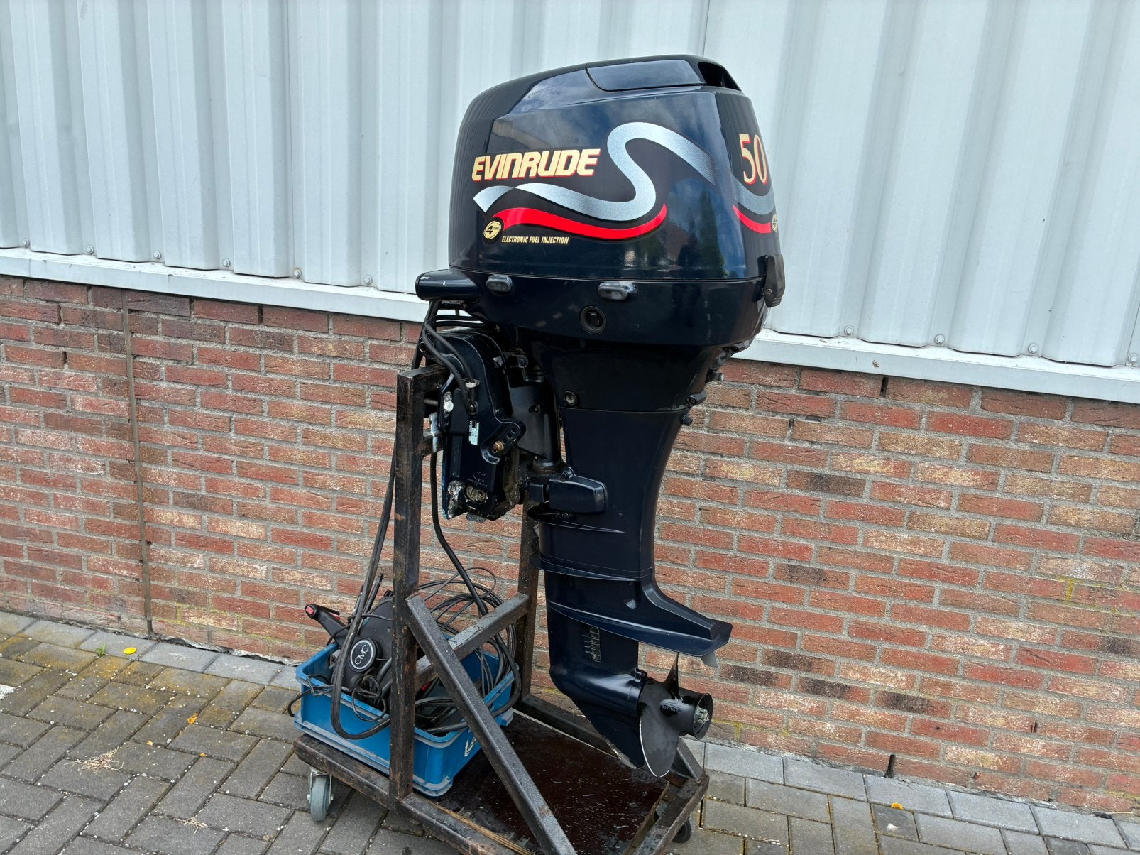 Suzuki / Evinrude 50 pk 4 takt EFi, Powertrim, vaarklaar  !, Gebruikt, Viertaktmotor, Ophalen of Verzenden, Vs