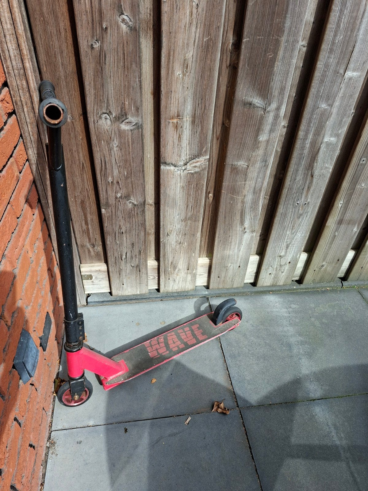 Wave step, rood/zwart, gebruikt, Fietsen en Brommers, Steps, Ophalen, Gebruikt, Gewone step, Wave
