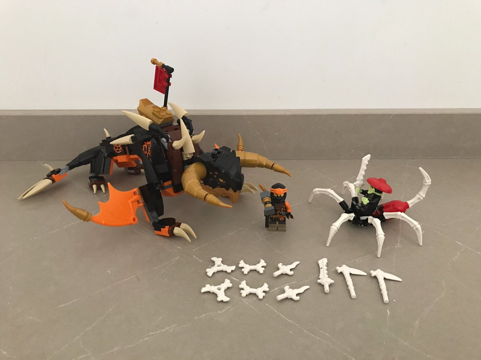 Lego ninjago set 71782, Lego, Ophalen of Verzenden, Zo goed als nieuw, Inclusief instructies