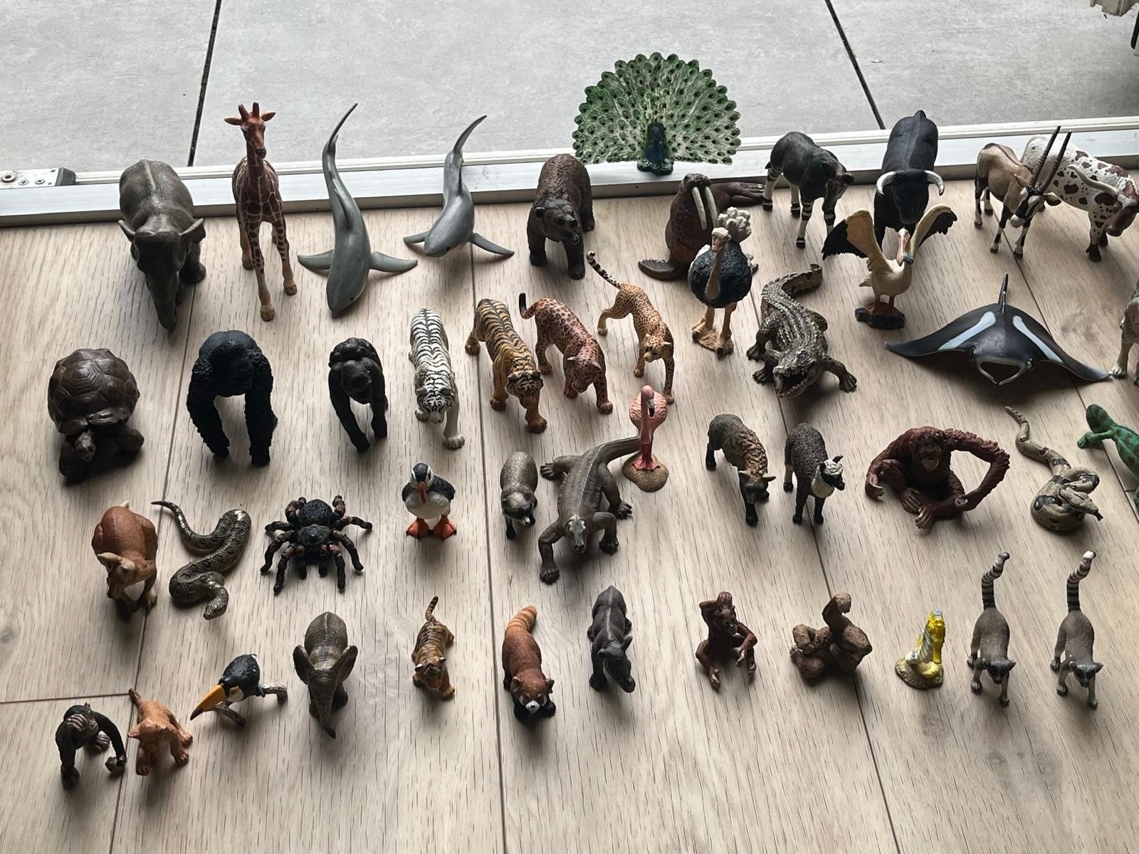 Grote collectie Schleich speelgoed dierenfiguren, Ophalen of Verzenden, Zo goed als nieuw