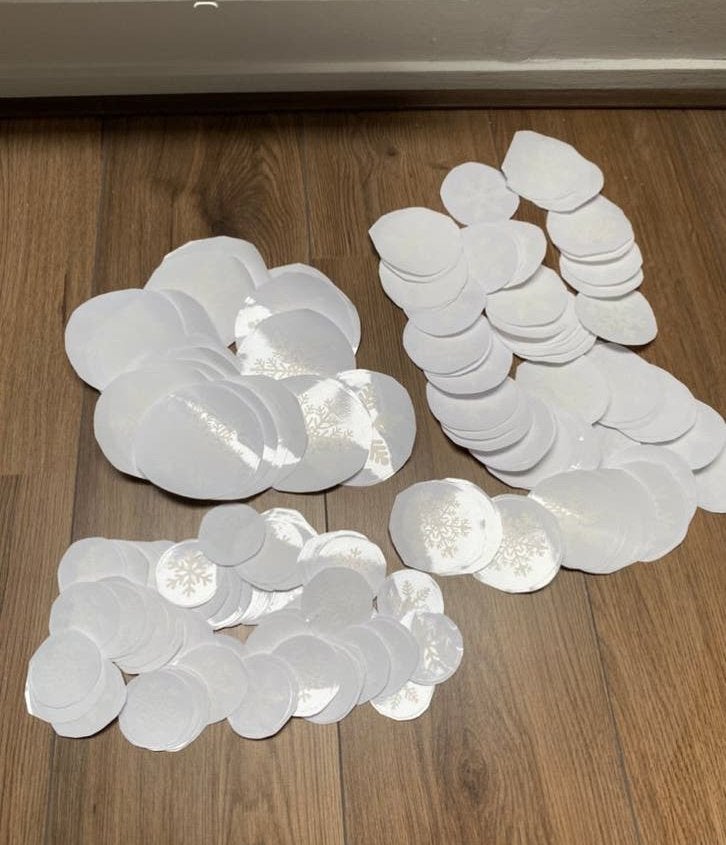 Sneeuw vlokken raam decoratie, Diversen, Verzenden, Nieuw