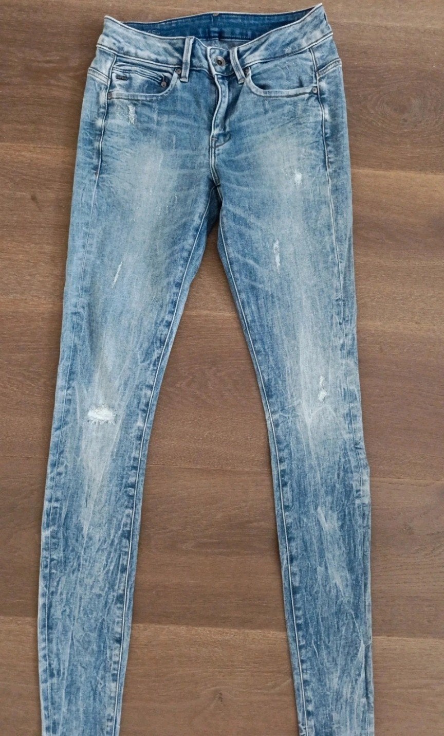 G-Star Dames Jeans Blauw W27 L34 - Nieuw, Blauw, Nieuw, Ophalen of Verzenden, W27 (confectie 34) of kleiner