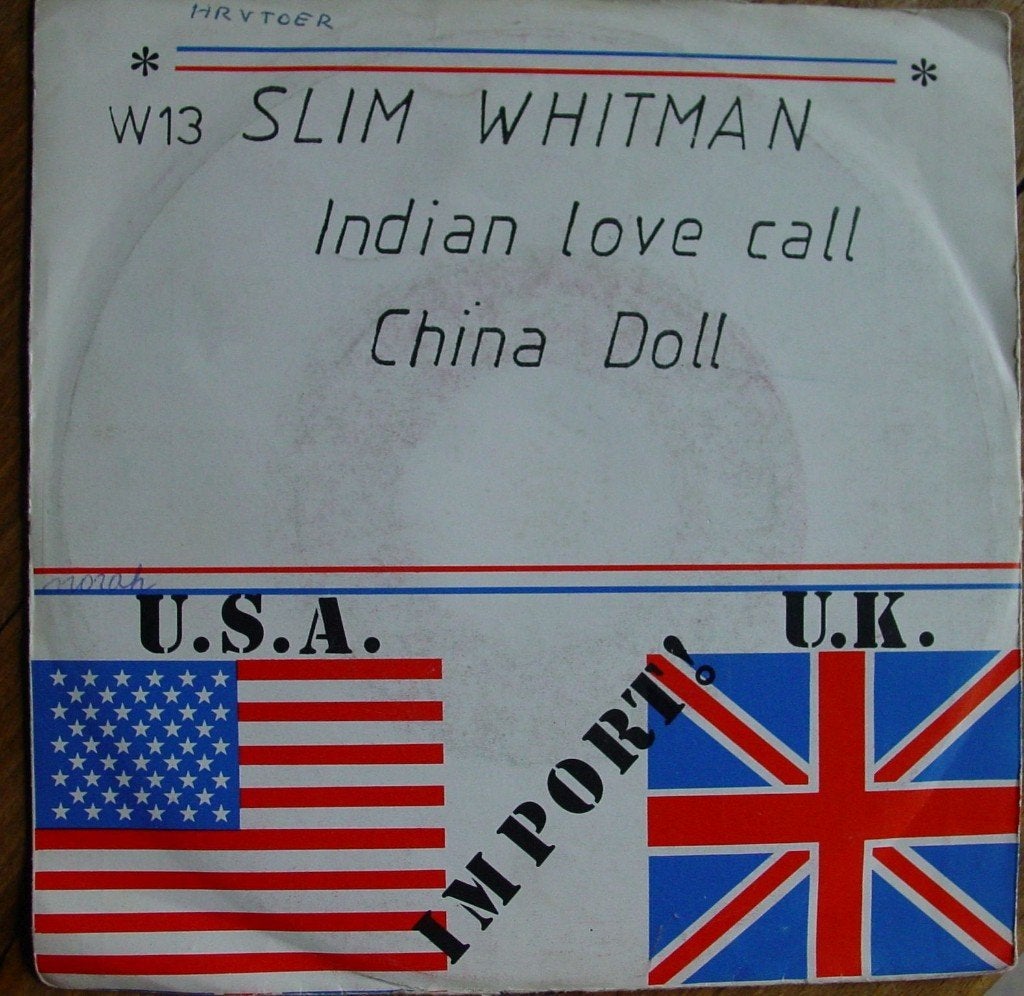 45T 7INCH VINYL SINGLE SLIM WHITMAN, Ophalen of Verzenden, Zo goed als nieuw, Pop