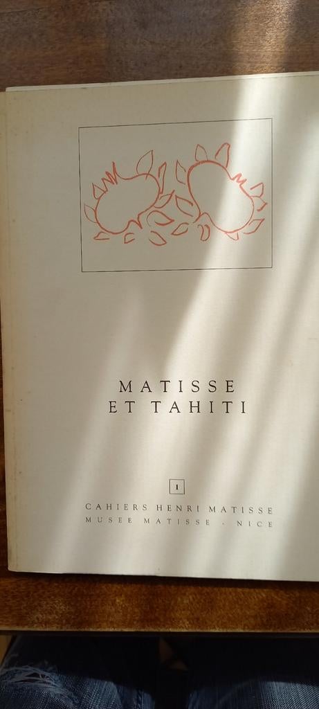 matisse et tahiti, cahiers henri matisse musee matisse, Ophalen of Verzenden