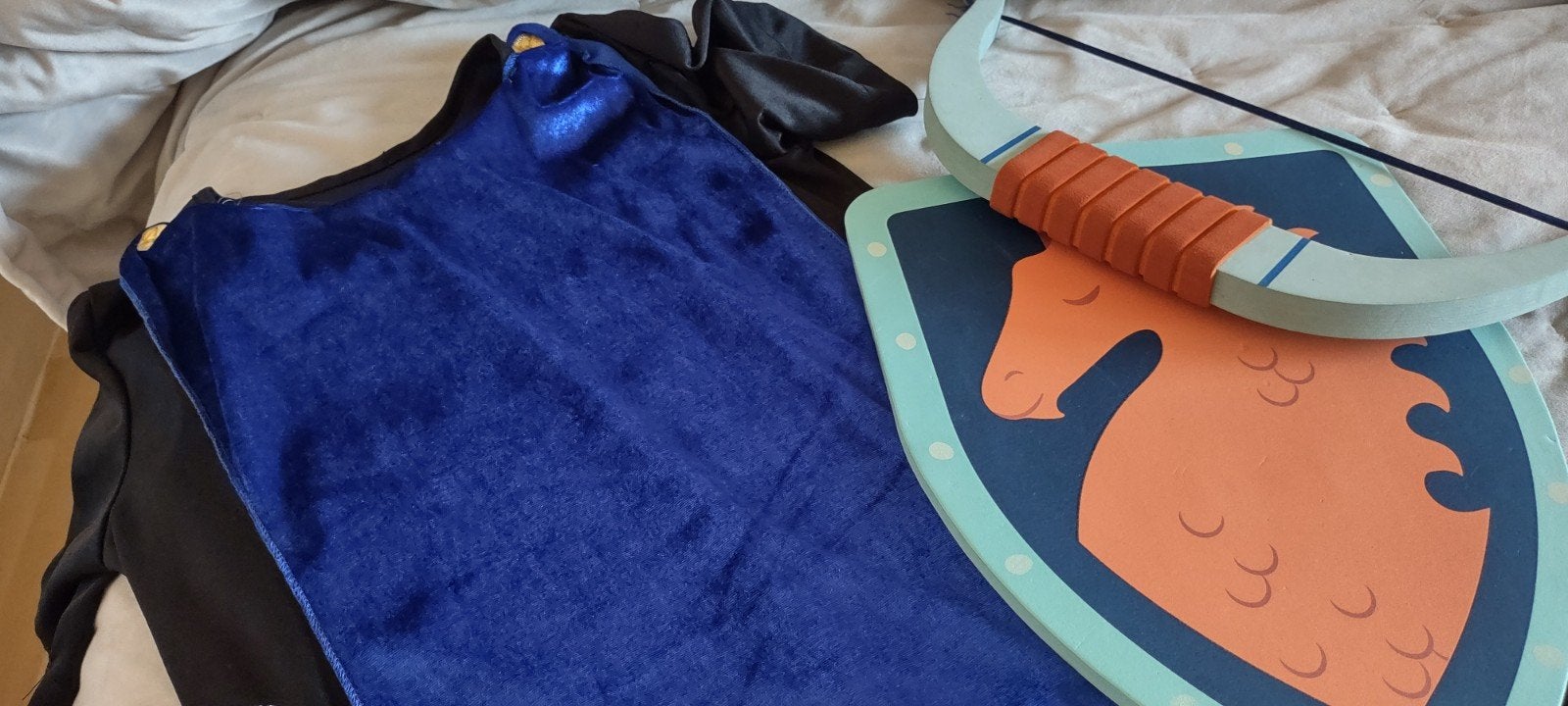 Ridder kleren met schild en boog foam, Ophalen of Verzenden, Jongen of Meisje